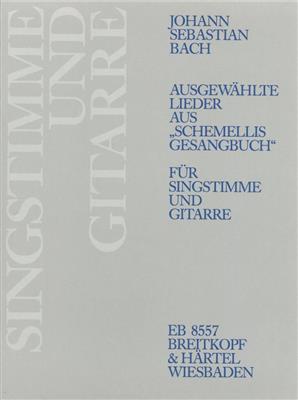 Johann Sebastian Bach: Ausgew. Lieder a. Schemellis G: Gesang mit Gitarre