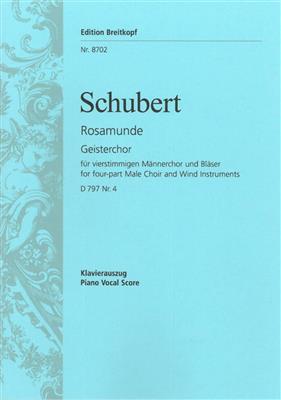 Franz Schubert: Geisterchor (Rosamunde) (KA): Männerchor mit Klavier/Orgel