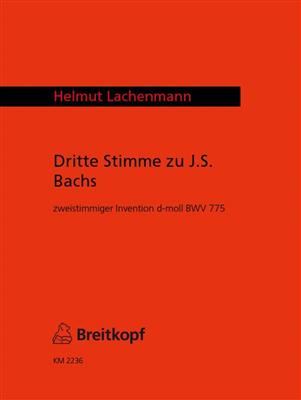 Helmut Lachenmann: 3.Stimme zu Bach Invent.d-moll: Gemischter Chor mit Begleitung