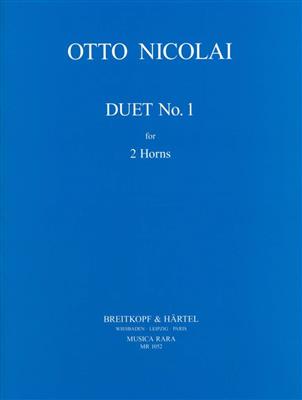 Otto Nicolai: Duo Nr. 1: Horn Duett