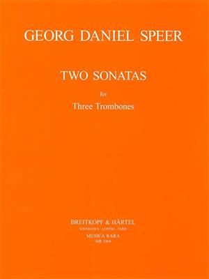 Georg Daniel Speer: Zwei Sonaten: Posaune Ensemble
