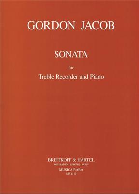 Gordon Jacob: Sonata: Altblockflöte mit Begleitung