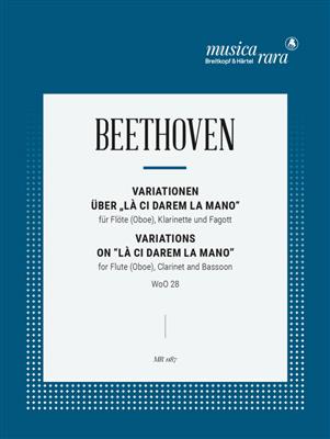 Ludwig van Beethoven: Variationen La Ci Darem Fl/Cl/Fa: Holzbläserensemble