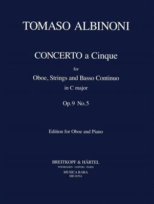 Tomaso Albinoni: Concerto a 5 in C op. 9/5: Streichorchester mit Solo