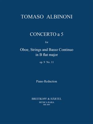 Tomaso Albinoni: Concerto A 5 In B Op. 9/11: Oboe mit Begleitung