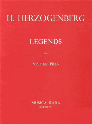 Heinrich von Herzogenberg: Legenden: Viola mit Begleitung