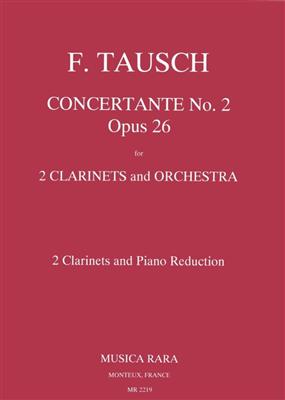 Franz Wilhelm Tausch: Concertante 2 in B op. 26: Klarinette Duett