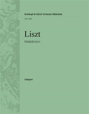 Franz Liszt: Malediction: Streichorchester mit Solo