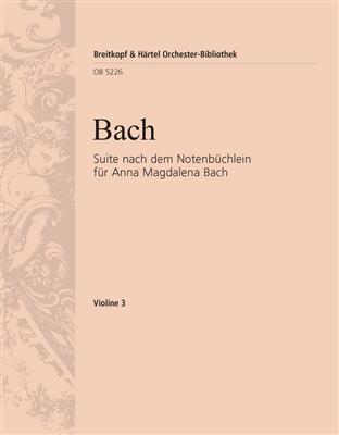 Johann Sebastian Bach: Suite Notenbüchlein A.M. Bach: Kammerorchester