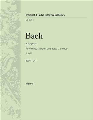 Johann Sebastian Bach: Violinkonzert a-moll BWV 1041: Streichensemble