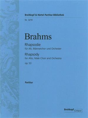 Johannes Brahms: Rhapsodie op. 53: Männerchor mit Ensemble
