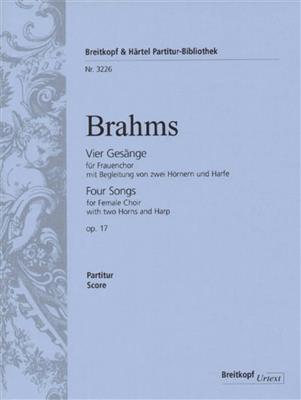 Johannes Brahms: Vier Gesänge op. 17: Frauenchor mit Ensemble