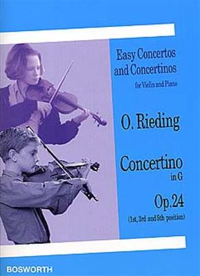 Oscar Rieding: Concertino in G Op. 24: Violine mit Begleitung