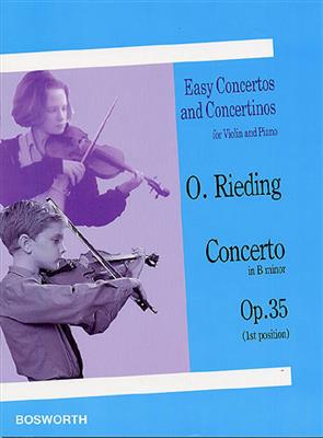 Oscar Rieding: Concertino in B minor Op. 35: Violine mit Begleitung