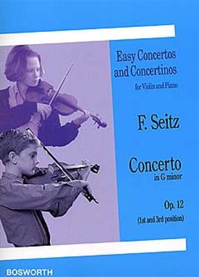 Friedrich Seitz: Concerto in G minor Op. 12: Violine mit Begleitung