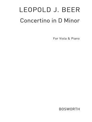 Leopold Josef Beer: Concertino in D minor Op. 81: Viola mit Begleitung