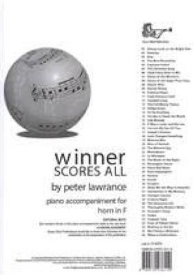 Peter Lawrance: Winner Scores All For F Horn Pa: Horn mit Begleitung