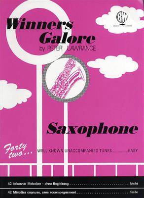 Winners Galore for Alto Saxophone: (Arr. Peter Lawrance): Altsaxophon