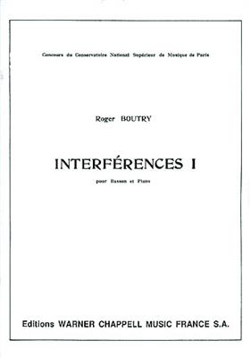 Roger Boutry: Interférences I: Fagott mit Begleitung