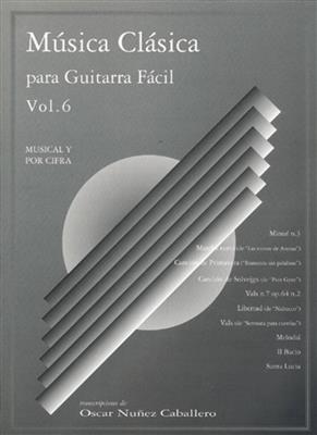 Música Clásica para Guitarra Fácil, Volumen 6