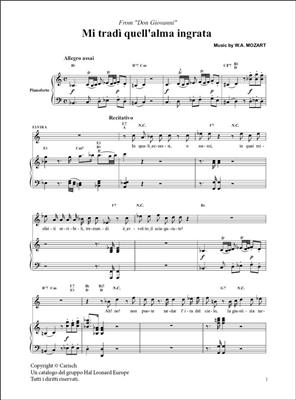 Wolfgang Amadeus Mozart: Mi Tradì Quell'Alma Ingrata - From 'Don Giovanni': Gesang mit Klavier