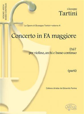 Giuseppe Tartini: Tartini Volume 04: Concerto in F Major D67: Streichensemble