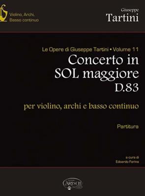 Giuseppe Tartini: Tartini Volume 11: Concerto in C Major D83: Streichensemble