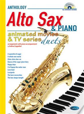 Andrea Cappellari: Animated Movies and TV Duets for Alto Sax & Piano: Altsaxophon mit Begleitung