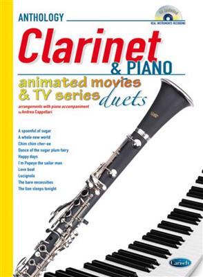 Andrea Cappellari: Animated Movies and TV Duets for Clarinet & Piano: Klarinette mit Begleitung