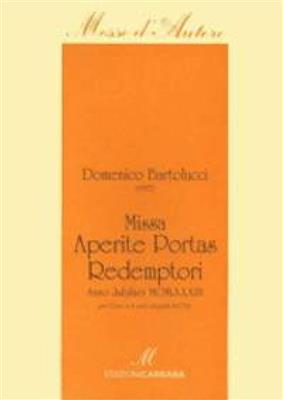 Domenico Bartolucci: Missa Aperite portas Redemptoris: Gemischter Chor mit Klavier/Orgel