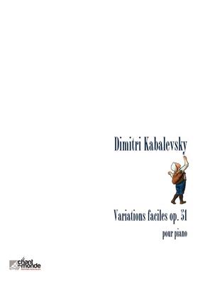 Dmitri Kabalevsky: Variations faciles op. 51: Klavier Solo