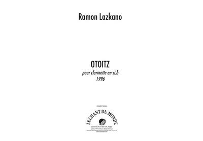 Ramon Lazkano: Otoitz: Klarinette Solo