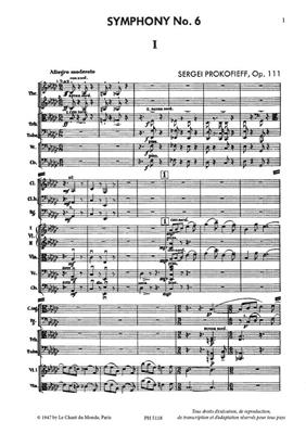 Sergei Prokofiev: Symphony No.6: Orchester
