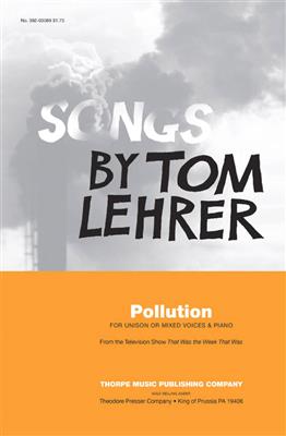 Tom Lehrer: Pollution: Gesang mit Klavier