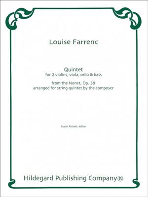 Louise Farrenc: Quintet: (Arr. Susan Pickett): Streichquintett
