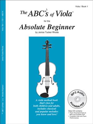 Janice Tucker Rhoda: The Abc's Of Viola For The Absolute Beginner, Bk 1: Viola Solo