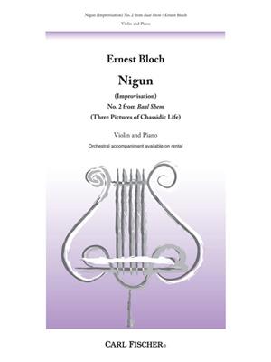 Ernest Bloch: Nigun (Baal Shem): Violine mit Begleitung