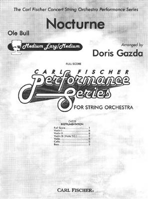 Ole Bull: Nocturne: (Arr. Doris Gazda): Streichorchester