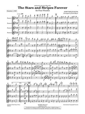John Philip Sousa: The Stars and Stripes Forever: (Arr. Erik Meyer): Flöte Ensemble