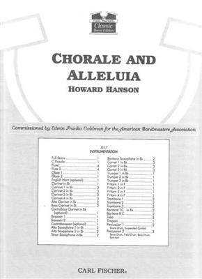 Howard Hanson: Chorale and Alleluia: Blasorchester