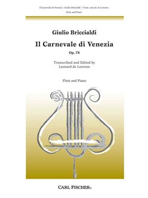 Giulio Briccialdi: Carnaval De Venice Op.78: Flöte mit Begleitung