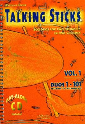 Matthias Krohn: Talking Sticks vol. 1 for 2 Drumsets: Schlagzeug