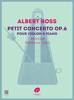 Albert Ross: Petit concerto Op.6: Violine mit Begleitung