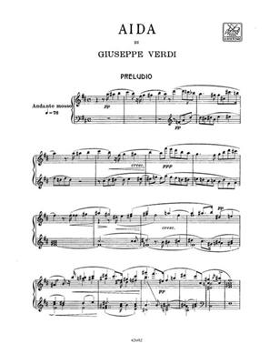 Giuseppe Verdi: Aida: Opern Klavierauszug