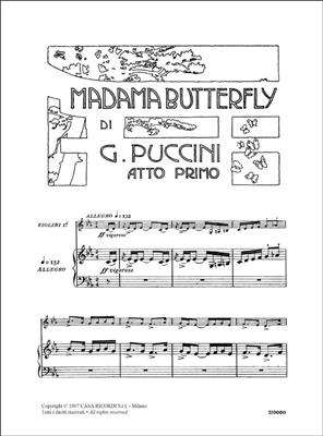 Giacomo Puccini: Madame Butterfly: Opern Klavierauszug