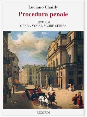 Luciano Chailly: Procedura penale: Opern Klavierauszug