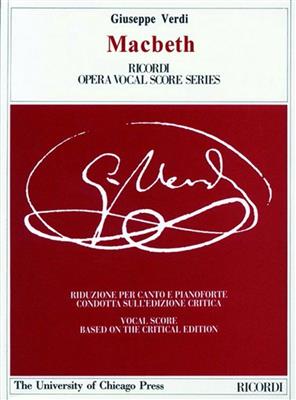 Giuseppe Verdi: Macbeth: Opern Klavierauszug