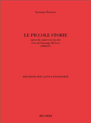 Lorenzo Ferrero: Le piccole storie: Opern Klavierauszug