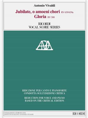 Antonio Vivaldi: Jubilate, o amoeni RV 639/639a - Gloria, RV 588: Opern Klavierauszug