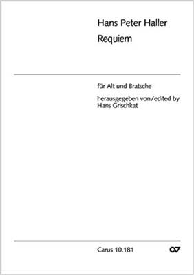 Hans Peter Haller: Requiem: Gesang mit sonstiger Begleitung